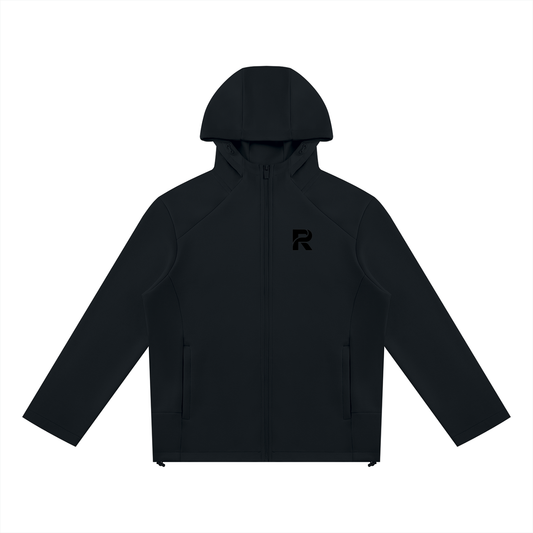 Unisex Paneled Full Zip Hoodie