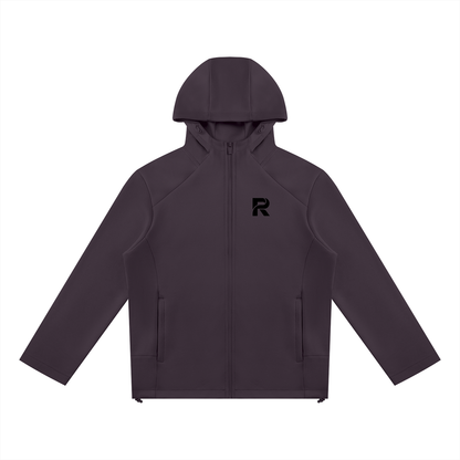 Unisex Paneled Full Zip Hoodie