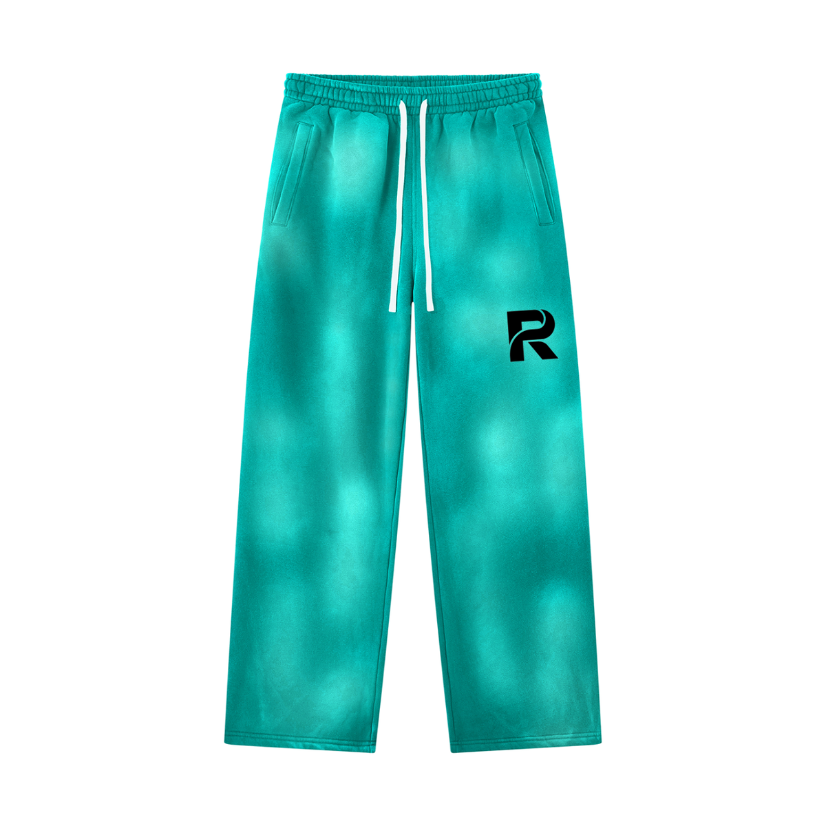 Unisex Sunfade Wide Leg Fleece Sweatpants