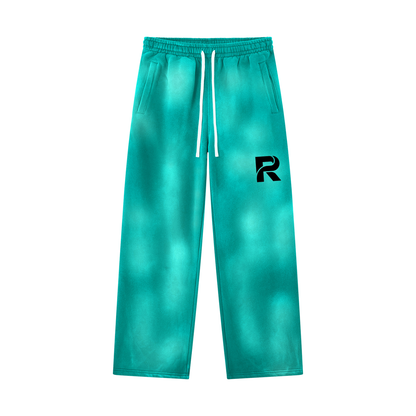 Unisex Sunfade Wide Leg Fleece Sweatpants