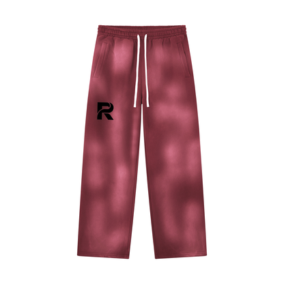 Unisex Sunfade Wide Leg Fleece Sweatpants