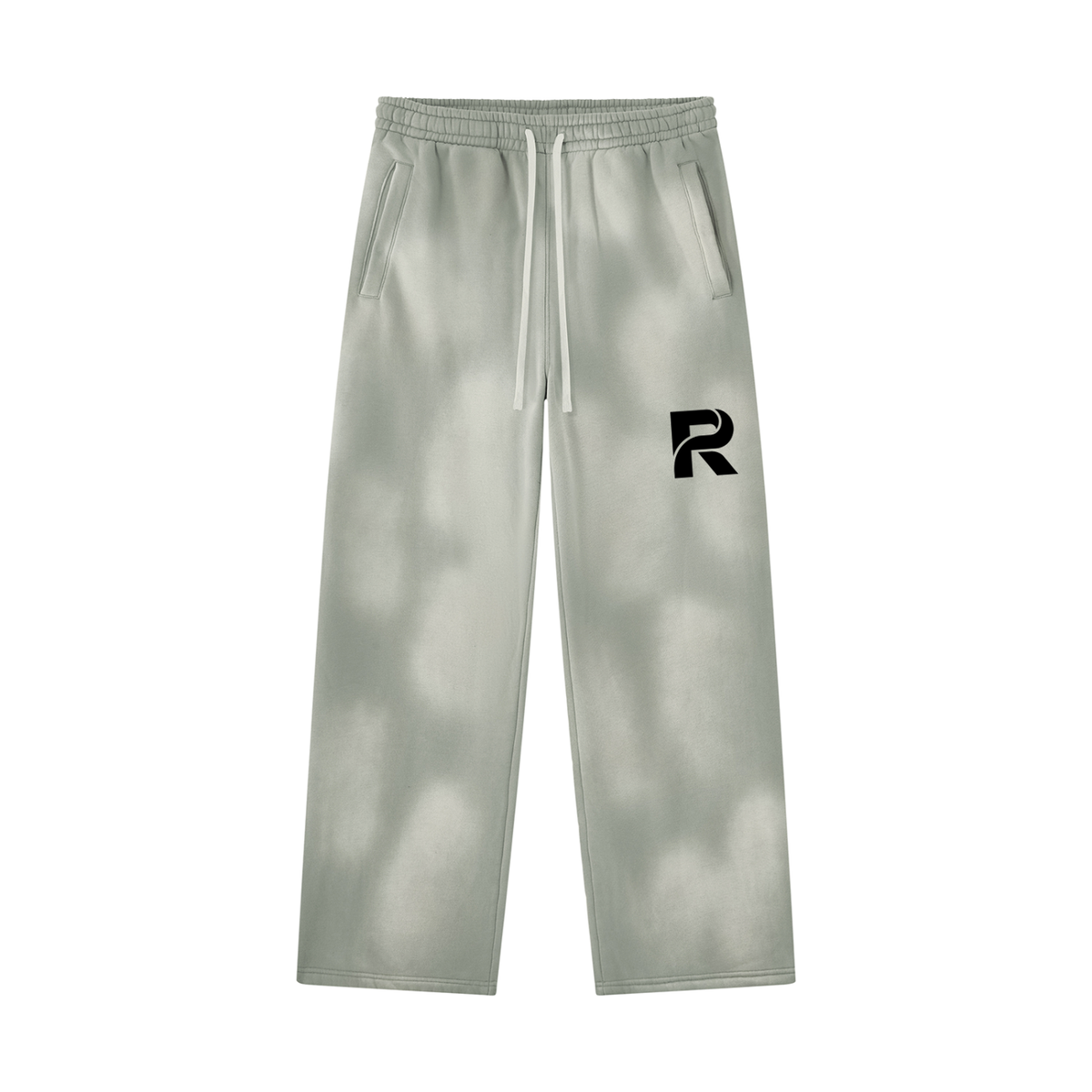 Unisex Sunfade Wide Leg Fleece Sweatpants