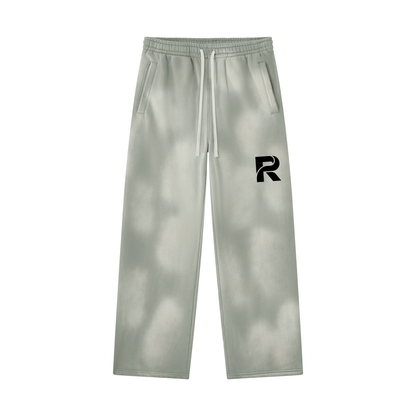 Unisex Sunfade Wide Leg Fleece Sweatpants