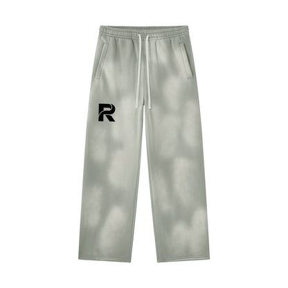 Unisex Sunfade Wide Leg Fleece Sweatpants