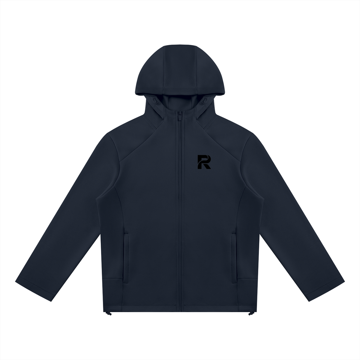 Unisex Paneled Full Zip Hoodie