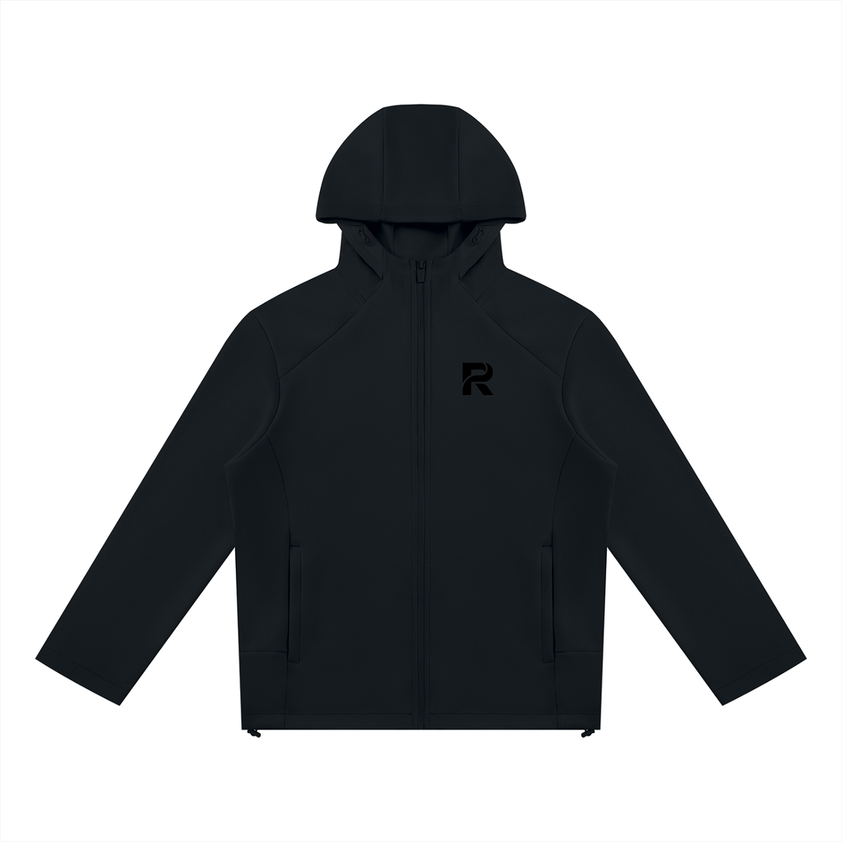 Unisex Paneled Full Zip Hoodie