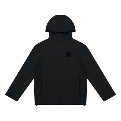 Unisex Paneled Full Zip Hoodie