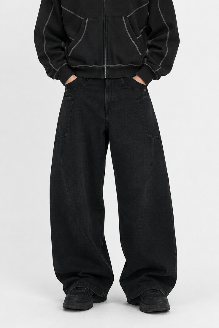 Men's Barrel Leg Pants