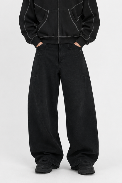 Men's Barrel Leg Pants