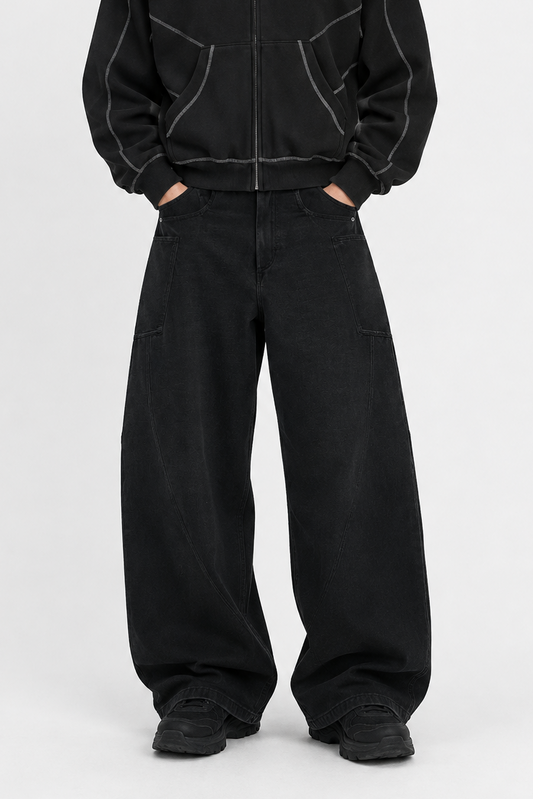 Men's Barrel Leg Pants