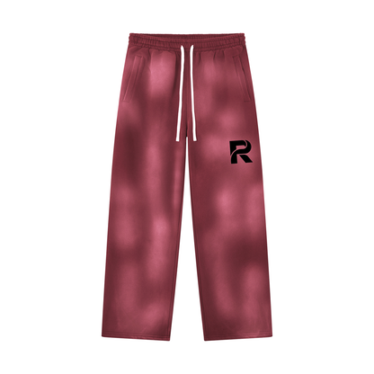 Unisex Sunfade Wide Leg Fleece Sweatpants