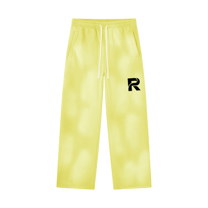 Unisex Sunfade Wide Leg Fleece Sweatpants