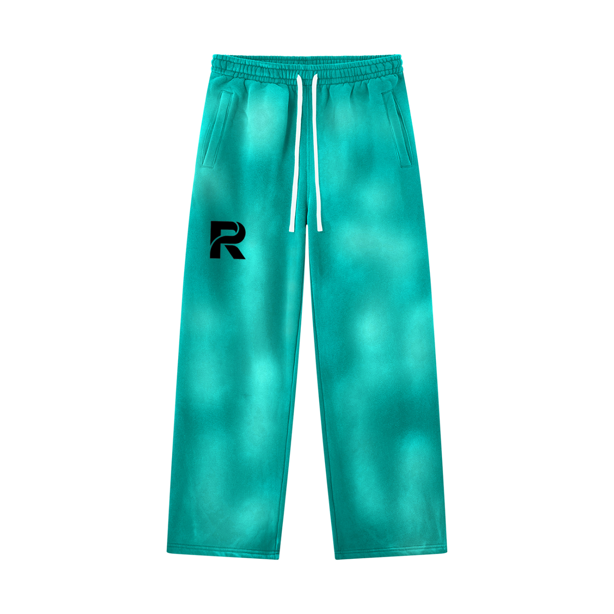 Unisex Sunfade Wide Leg Fleece Sweatpants