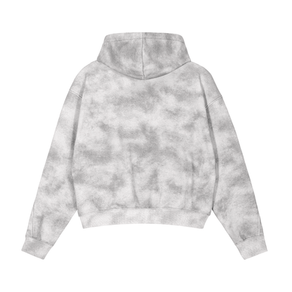 Raxis Dirty Washed Zip-Up Fleece Hoodie